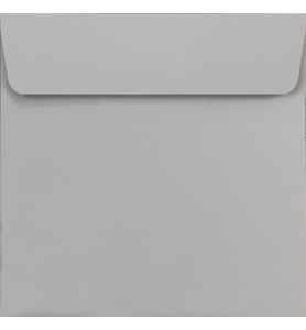 Lot de 25 enveloppes argent carrées