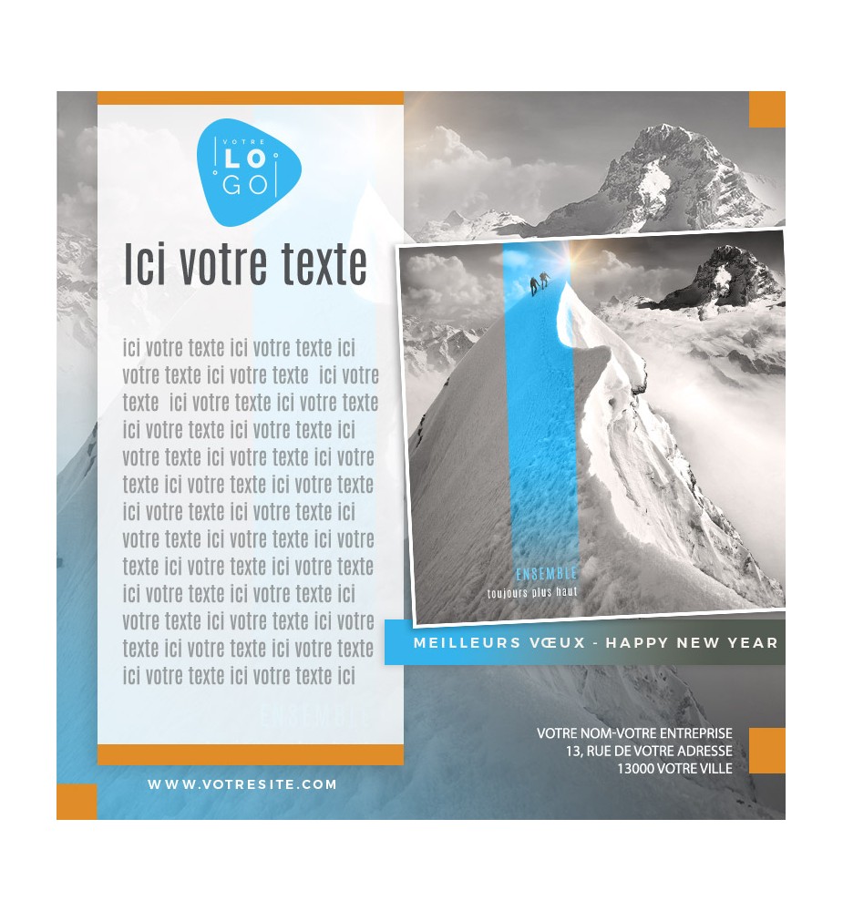Ecard fixe au sommet