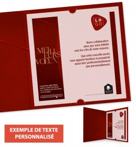 Personnalisation texte vœux chaleureux