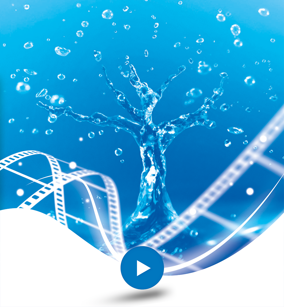 Ecard vidéo goutte d'eau.