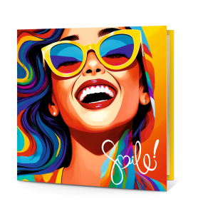 Carte de voeux sourire