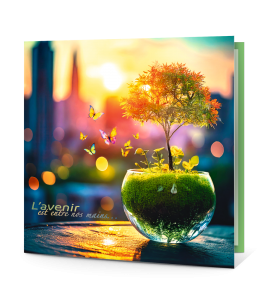 Carte de fin d'année écologie et avenir durable