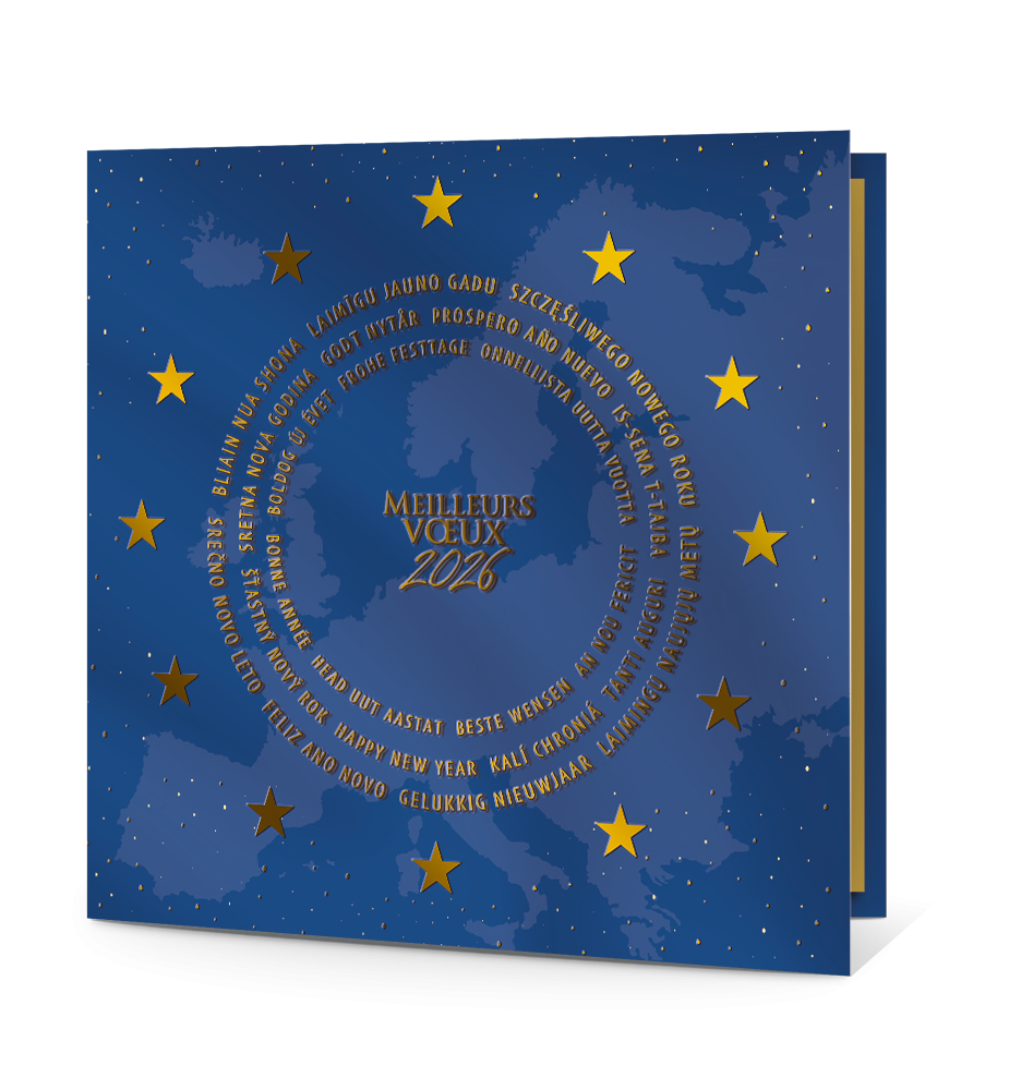 Carte de voeux internationale et européenne