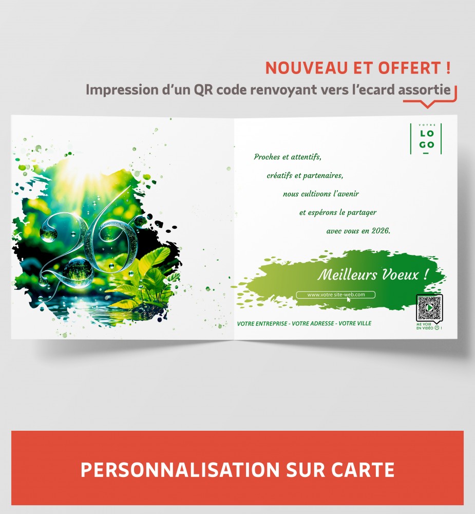 Personnalisation carte de voeux