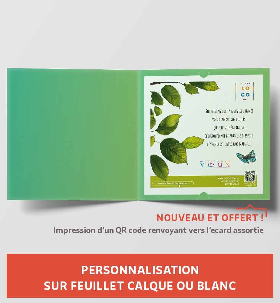 Personnalisation carte de vœux