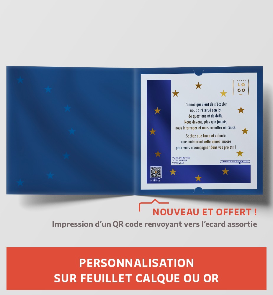 Personnalisation carte de voeux internationale Personnalisation carte de voeux internationale