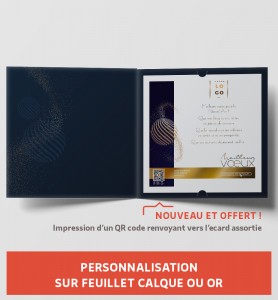 Carte de Noël personnalisée