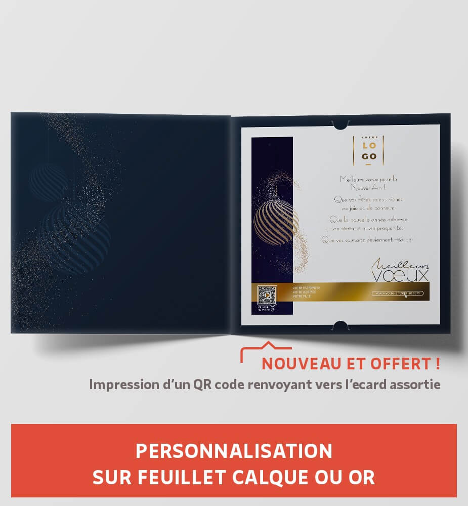 Carte de Noël personnalisée