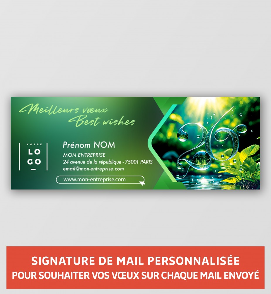 Signature de mail personnalisée