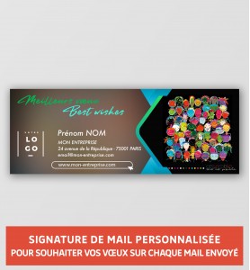 Signature de mail solidaire et personnalisable