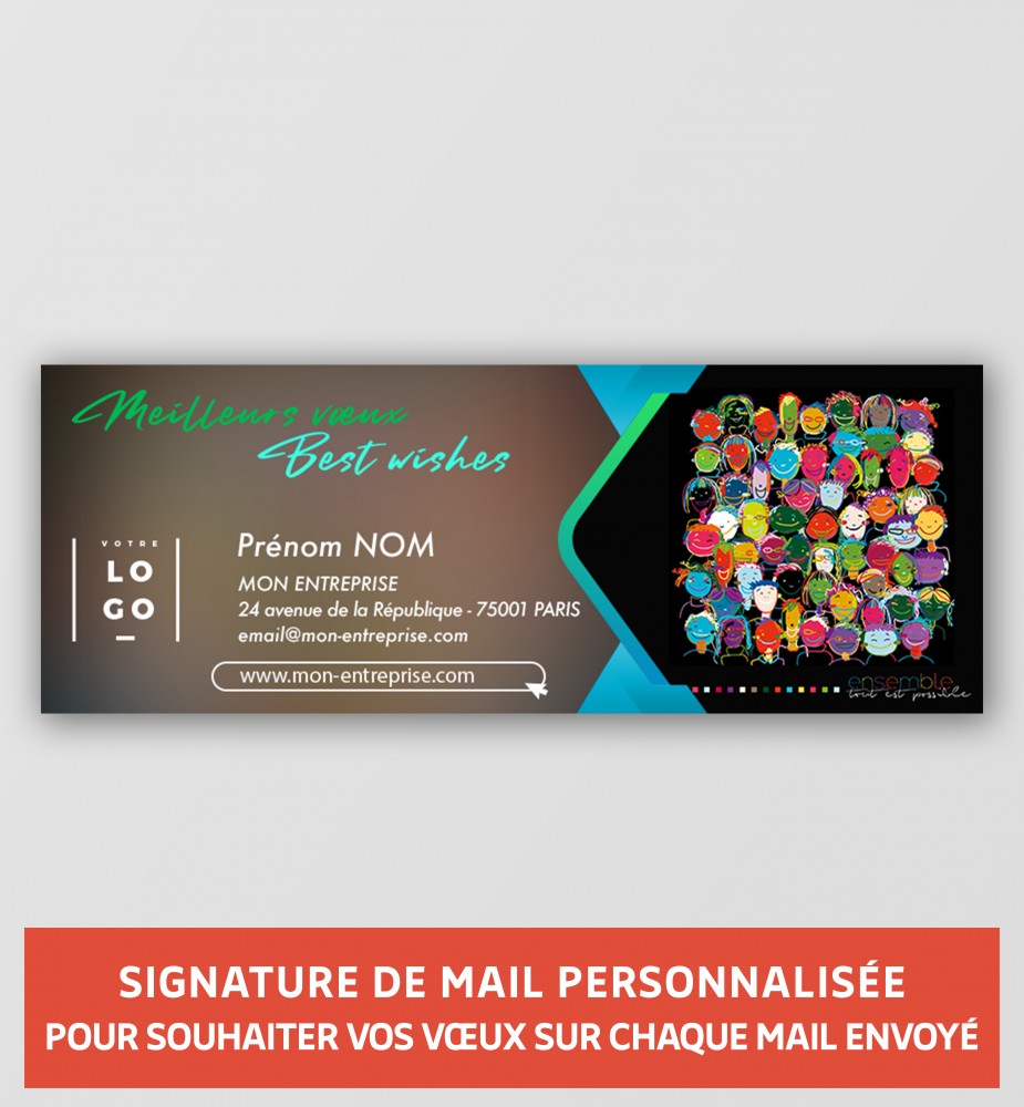 Signature de mail solidaire et personnalisable