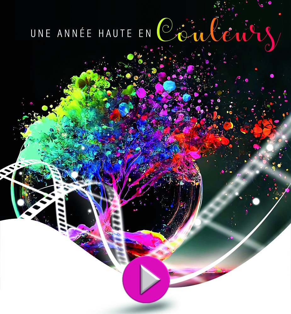 Ecard personnalisable couleur