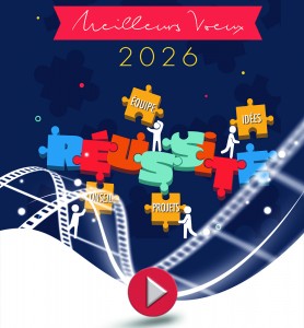 voeux équipe en ecard vidéo personnalisée