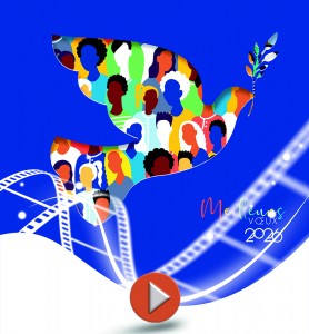 Ecard animée vidéo musicale pour la paix dans le monde