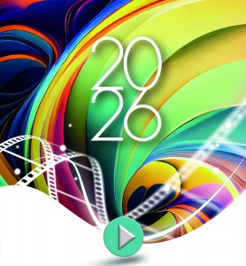 Ecard vidéo colorée et musicale
