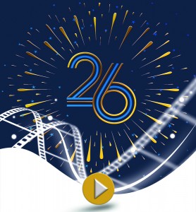 Ecard feu d'artifice personnalisable et animée