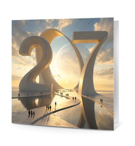Carte de vœux 2027 passerelle
