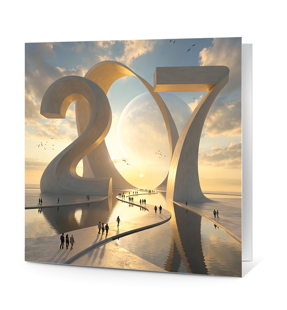 Carte de vœux 2027 passerelle