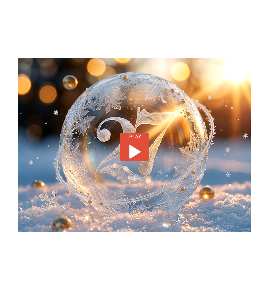Ecard vidéo neige