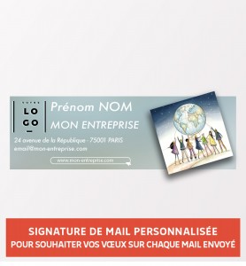 Signature de mail solidaire et personnalisable