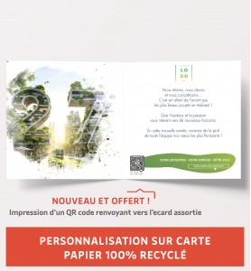 Personnalisation cartes de vœux 2027