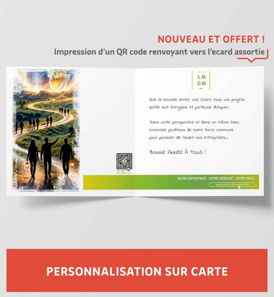 Personnalisation carte de vœux