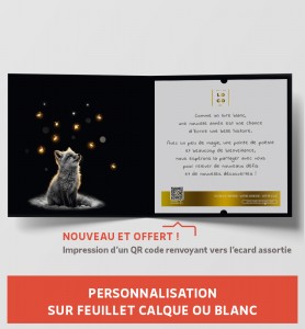 Personnalisation de carte de voeux 2027