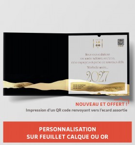 Personnaliser sa carte de voeux sourire