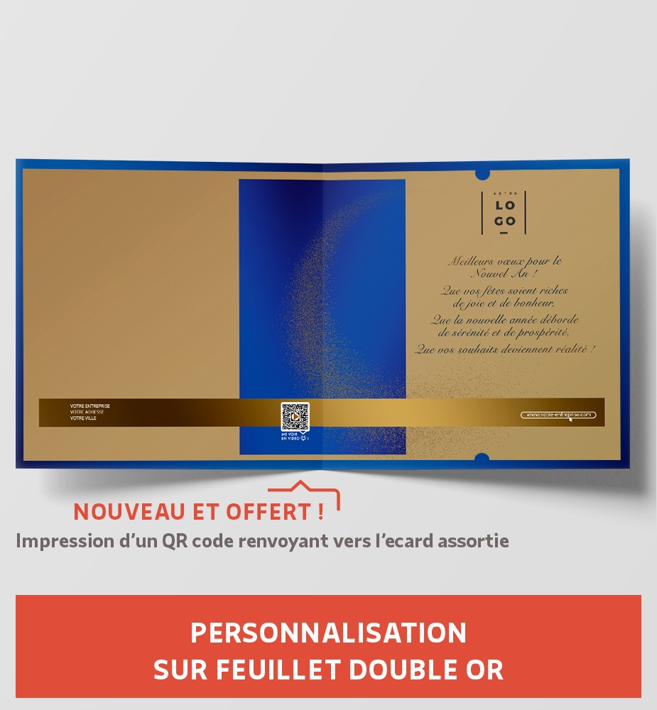 Carte de Noël personnalisée