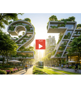E-card voeux vidéo écologie "Green city "