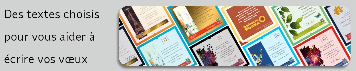 EXEMPLES DE TEXTES DE VŒUX