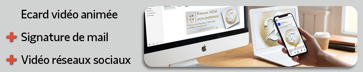 NOUVEAU ! PACK VŒUX "FULL DIGITAL"